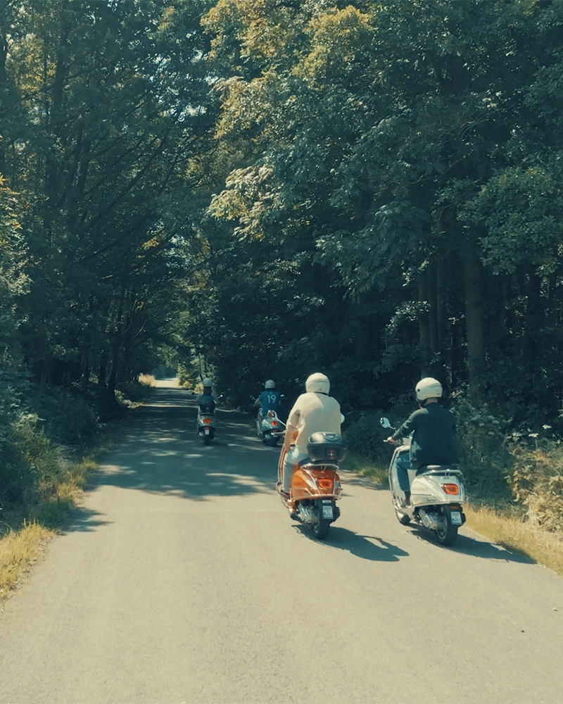 Wild Route - Op avontuur met een vespa in de ardennen